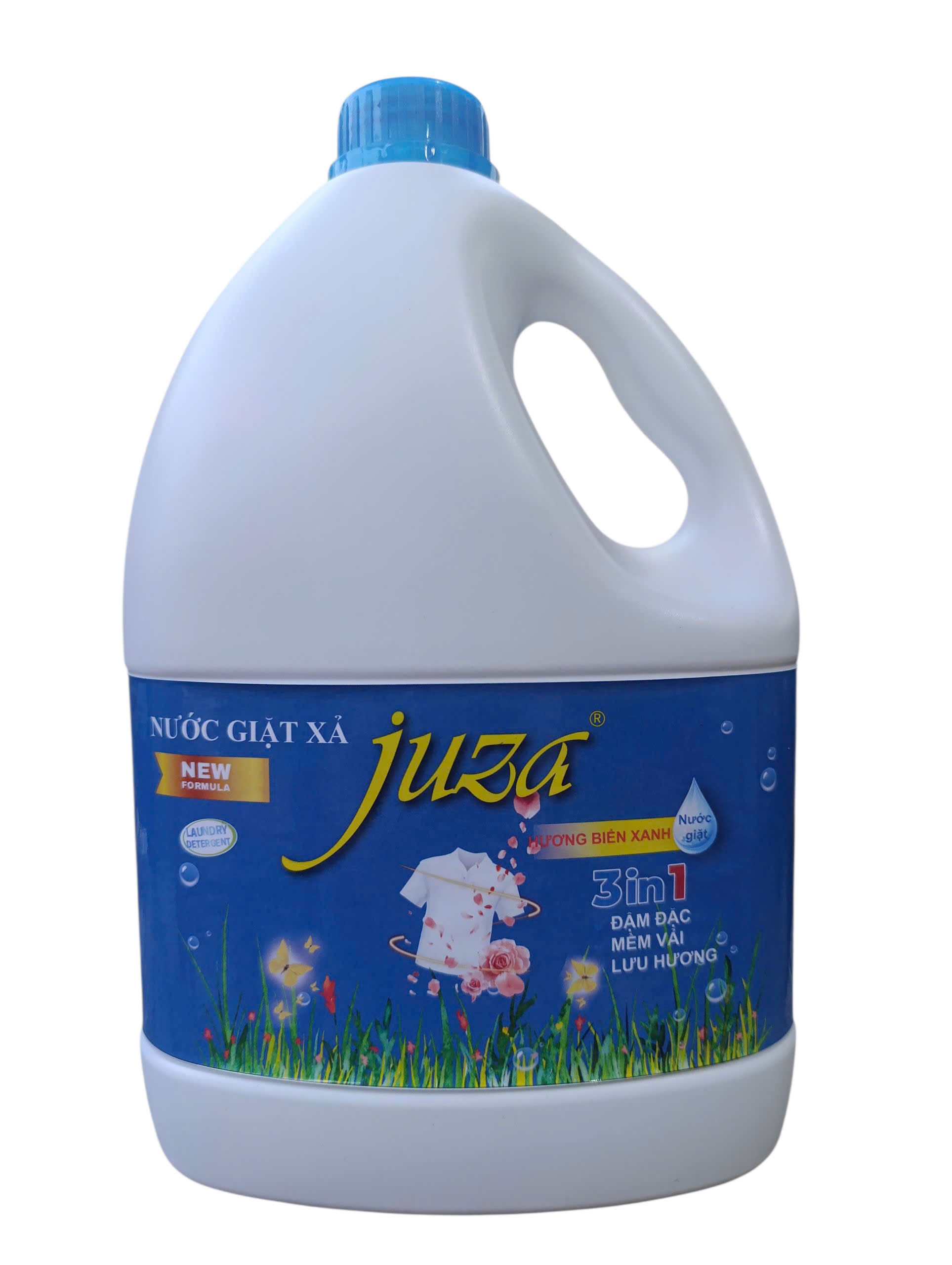 NƯỚC GIẶT XẢ JUZA HƯƠNG BIỂN XANH 3KG