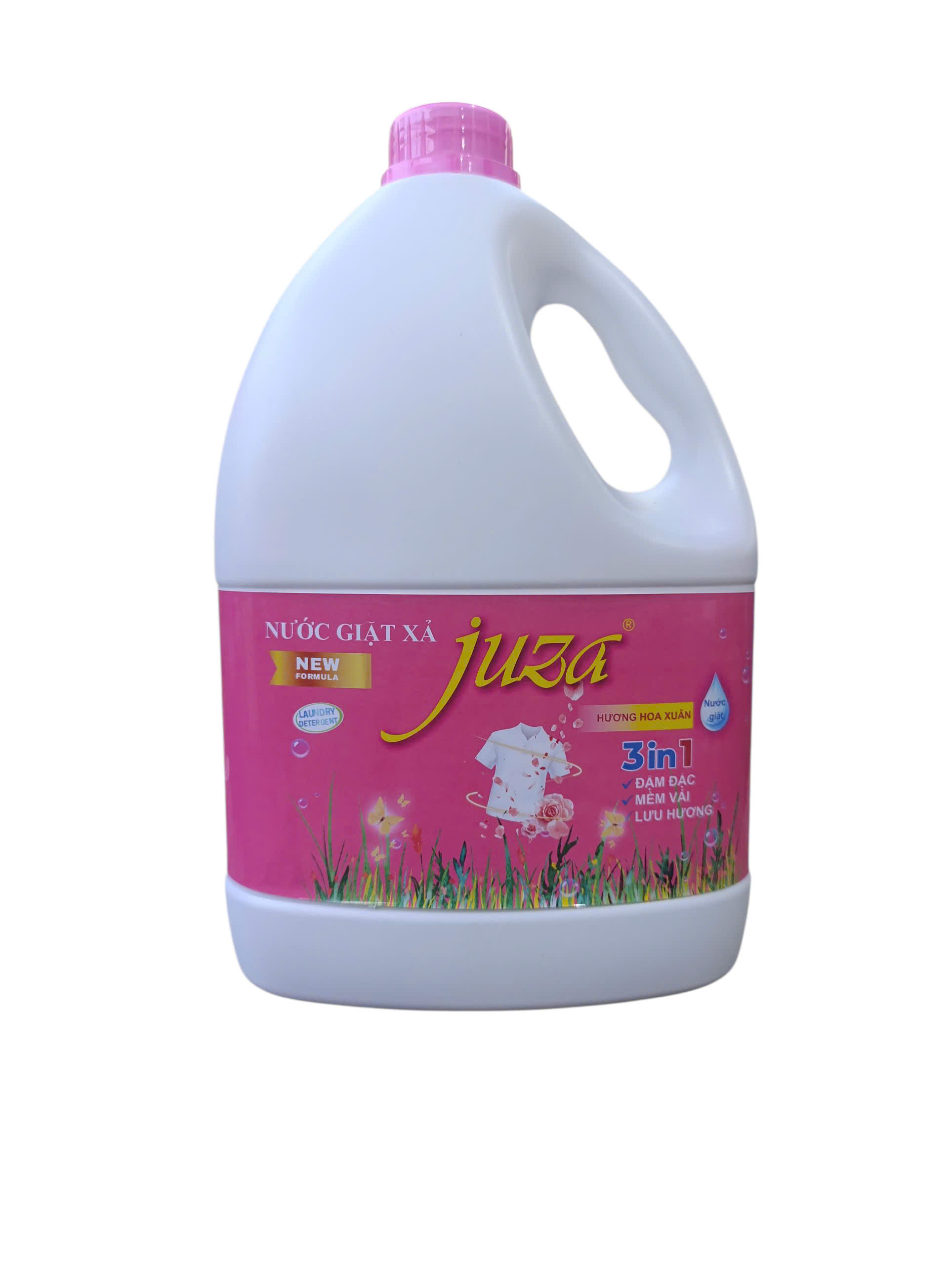 NƯỚC GIẶT XẢ JUZA HƯƠNG HOA XUÂN 3KG